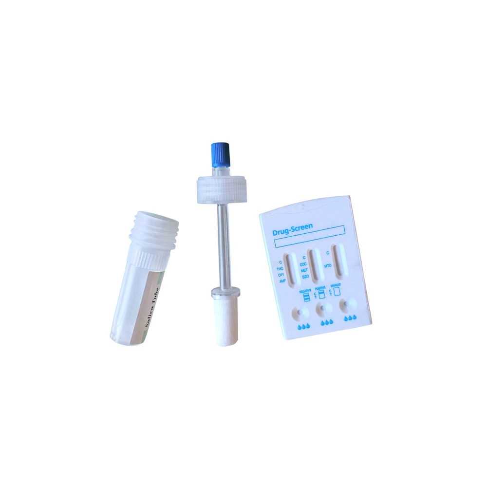 Test za 8 vrst drog (slina)