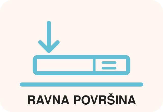 Test nosečnosti na ravni površini