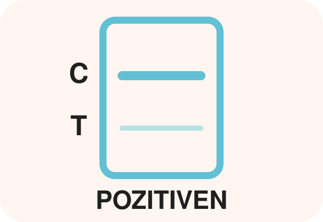 Pozitiven rezultat testa nosečnosti z bledo testno črto